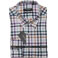 Camisa franela hombre LORD ANTHONY cuadros gris y ocre