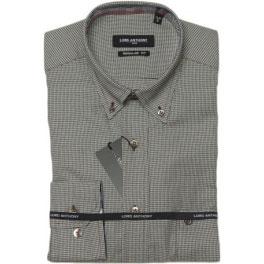 Camisa viella hombre LORD ANTHONY pata gallo gris