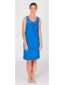 Vestido de verano · EGATEX · Combinado calado azul